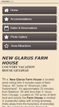 Mobile Screenshot of newglarusfarmhouse.com